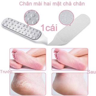 1 tập tin hai mặt Pro Foot File Dead Skin Calluses Removal Foot Massage Paws Công cụ cọ xát Chân Rasp DYX-MJ001-White