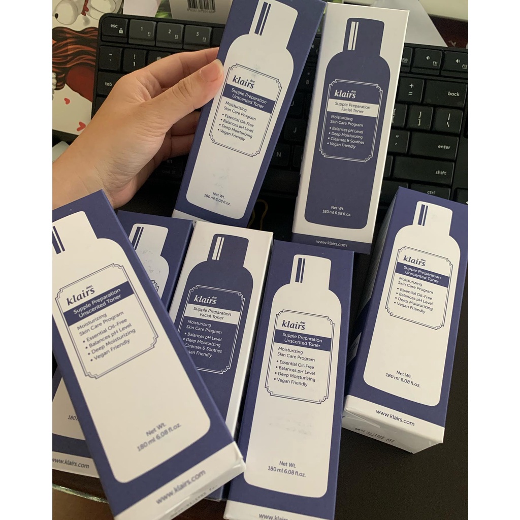 Nước hoa hồng có mùi/không mùi Klairs