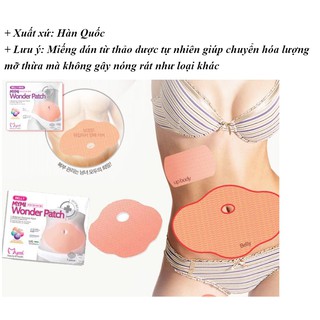 5 MIẾNG DÁN TAN MỠ BỤNG HÀN QUỐC 42°C