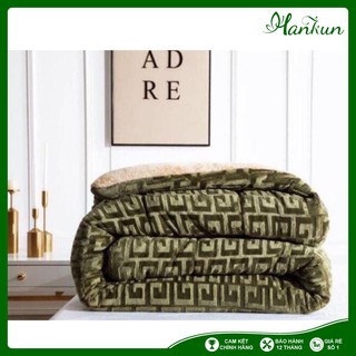[3.5kg] Chăn lông cừu chữ vạn siêu ấm/mền lông