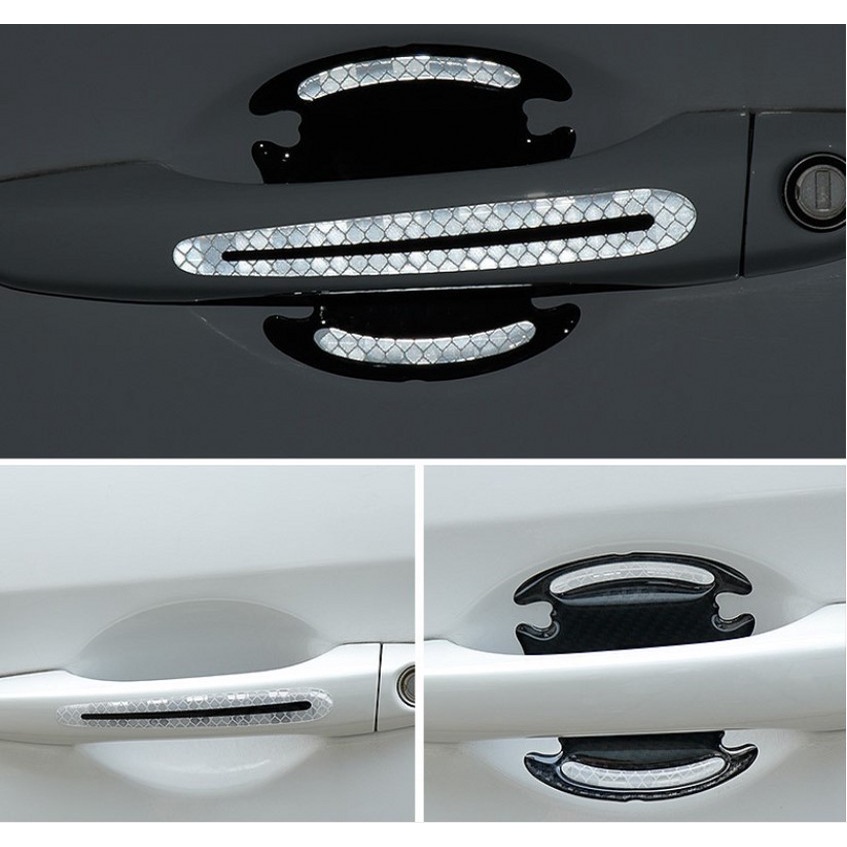 Miếng Dán Phản Quang Chống Trầy Xước Cho Tay Cầm Cửa Xe Hơi