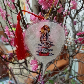 Lá Bồ đề in Phật