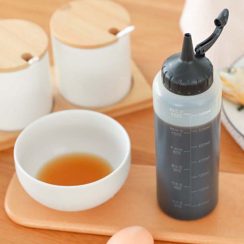 YIYU Set 4 Chai Đựng Nước Sốt Chống Rò Rỉ Nhiều Màu Tiện Dụng Cho Nhà Bếp