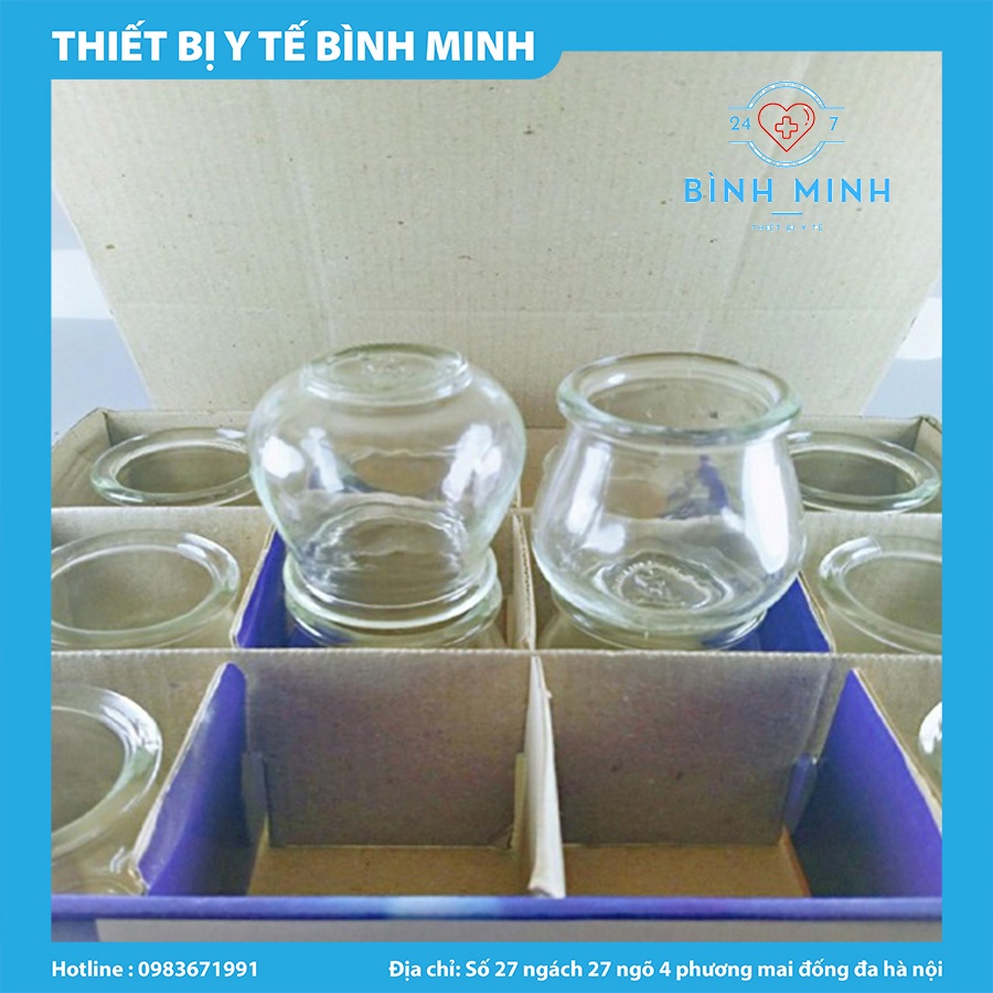 Bộ 12 Giác Hơi Thủy Tinh