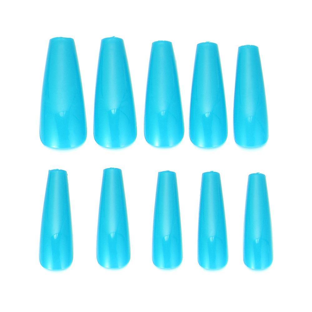 Bộ 100 Móng Tay Giả Bằng Acrylic Che Phủ Toàn Diện DIY