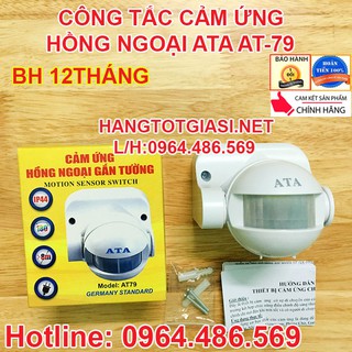 Công tắc cảm biến chuyển động hồng ngoại ATA AT-79 bật đèn thông minh chính hãng giảm giá 40% BH 12 tháng 1 đổi 1