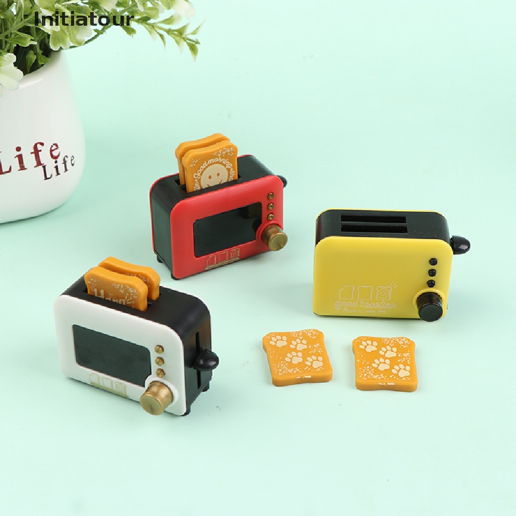 [Initiatour] Mô Hình Nhà Bếp Điện Tử mini Trang Trí Nhà Búp Bê Tỉ Lệ 1: 12 Tốt