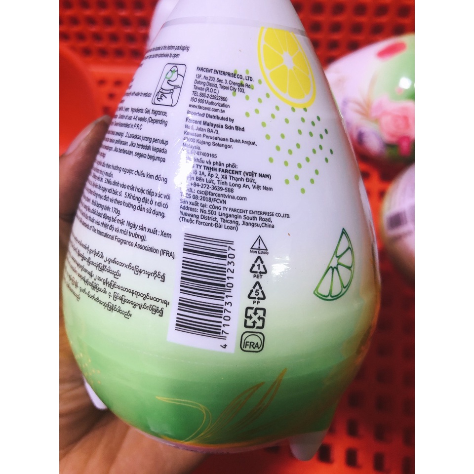 sáp trứng farcent hương floral fresh 1 hộp 200 gram