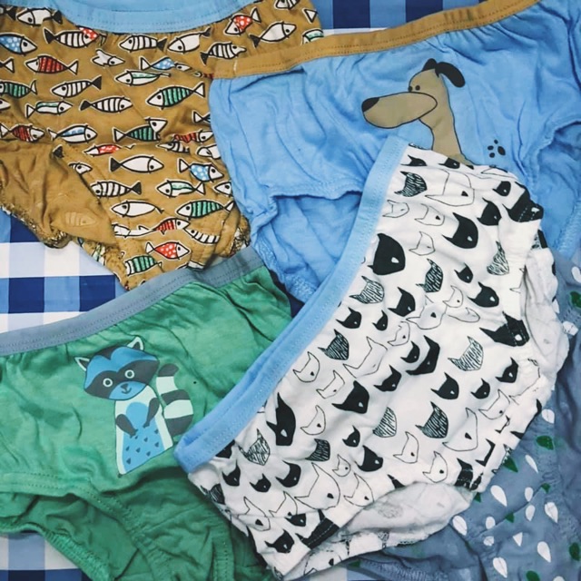 Quần chip bé trai tam giác 100% cotton xuất Hàn Kids Love