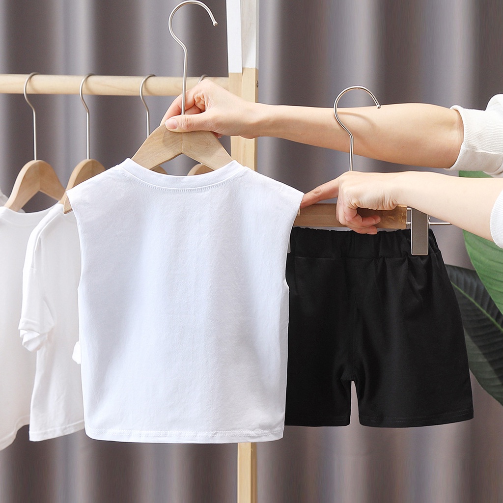 Bộ Áo Sát Nách + Quần Short Thời Trang Mùa Hè Cho Bé Trai GYLTZ187