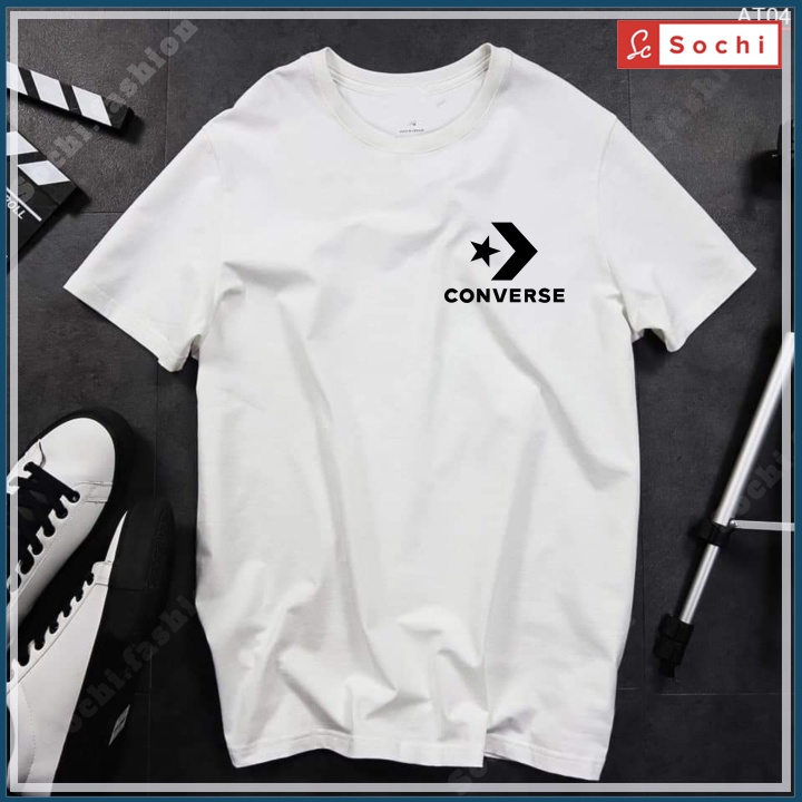 Áo thun nam đẹp chất phông cao cấp thời trang in hình thương hiệu ở ngực mã CZ52