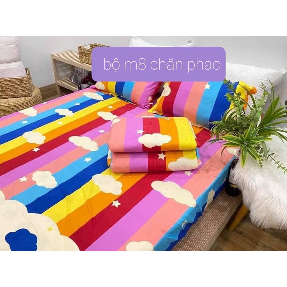 Bộ 3 món ga gối cotton poly đủ kích thước | BigBuy360 - bigbuy360.vn