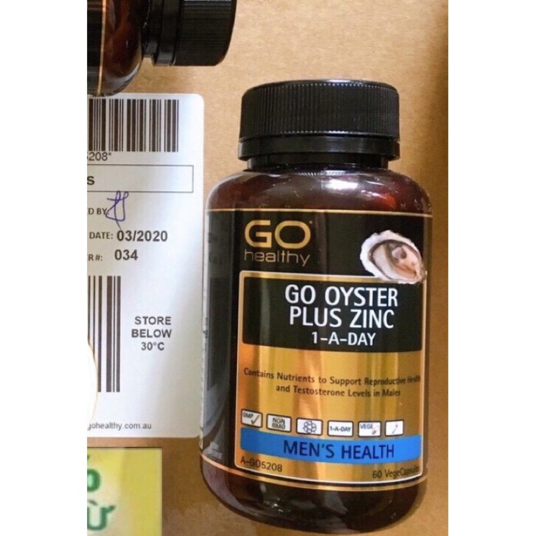 tinh chất hàu GO OYSTER PLUS ZINC 60 viên | BigBuy360 - bigbuy360.vn