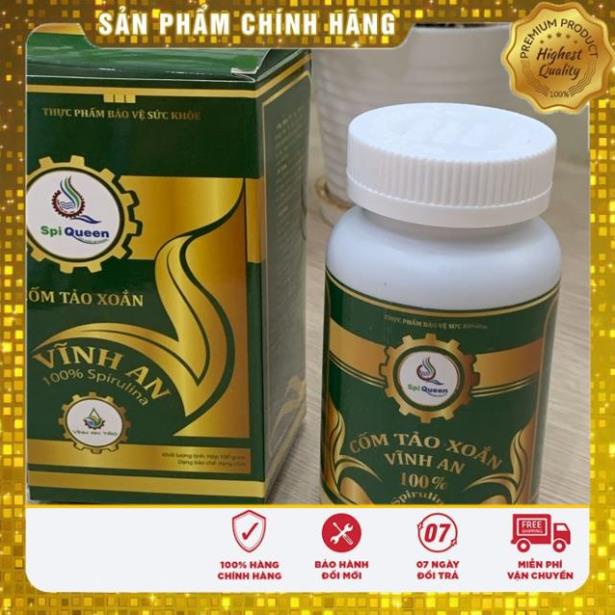 [Hàng CHÍNH HÃNG] - TẢO XOẮN CỐM VĨNH AN lọ 100g