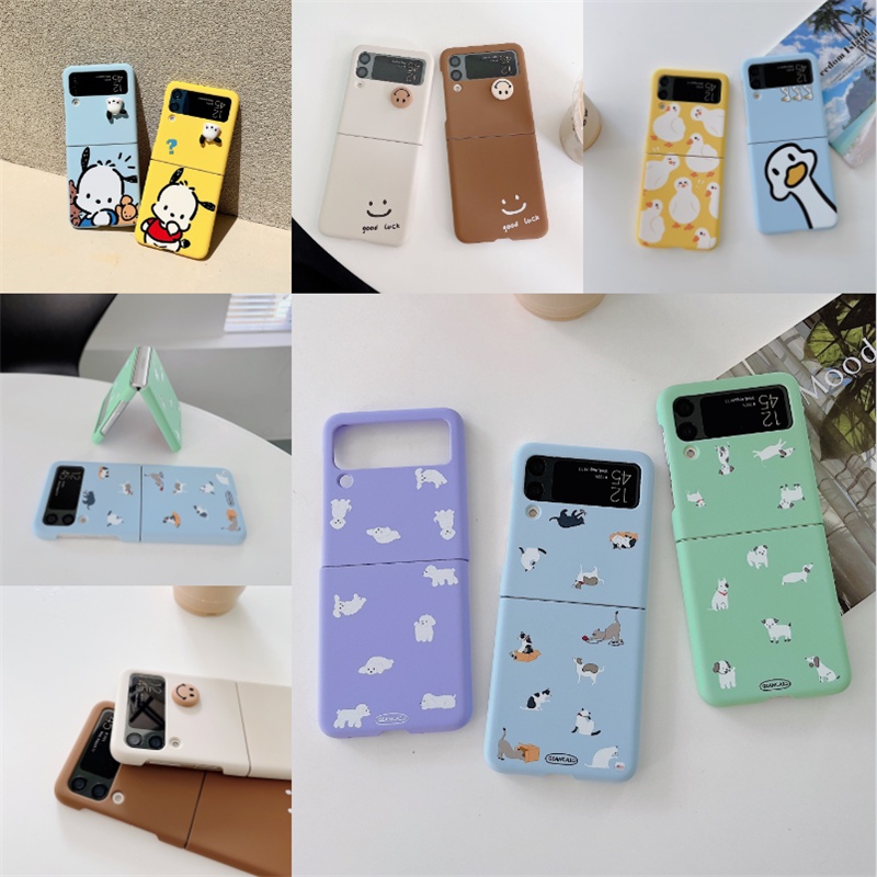Ốp Điện Thoại PC Cứng Chống Sốc In Họa Tiết Hoạt Hình Dễ Thương Cho Samsung Galaxy Z Flip 4 5G