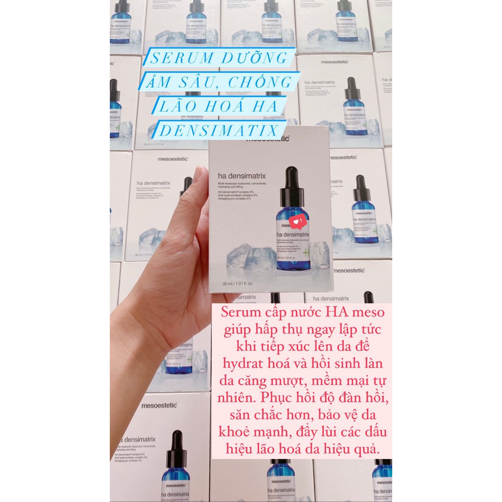 Serum cấp nước, căng bóng, dưỡng ẩm da Mesoestetic HA Densimatrix 30ml Tây Ban Nha - HKT Store