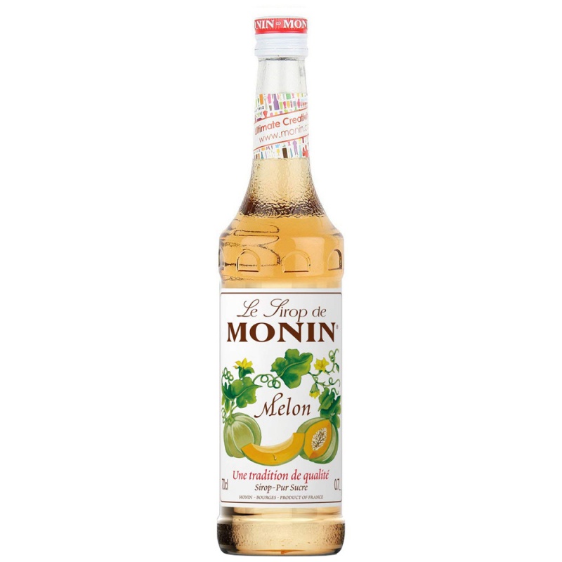 Siro Monin dưa lưới (Melon) chai 700ml. Hàng công ty có sẵn giao ngay