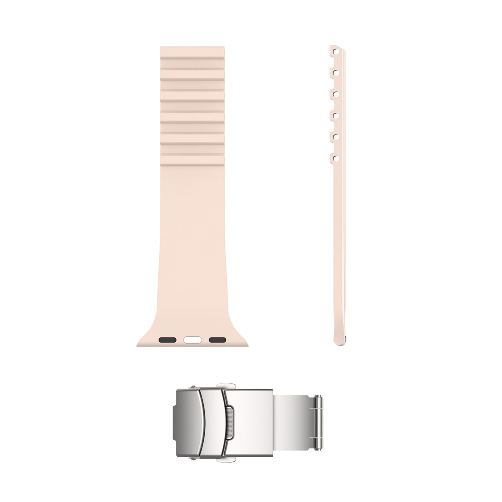 Dây Đeo Đồng Hồ Bằng Silicone 49mm 45mm 44mm 42mm / 41mm 40mm 38mm Cho Apple Watch SE iwatch 8 7 6 5 4 3
