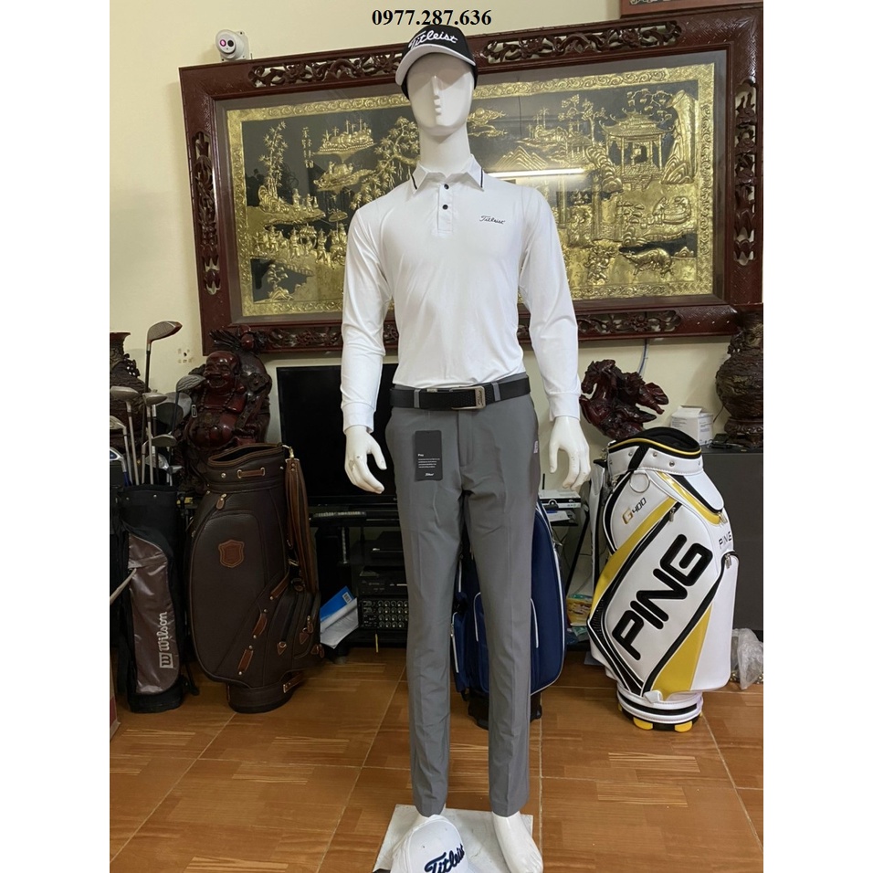 Áo golf nam dài tay Titleist thời trang thể thao GOLF PRO AD001