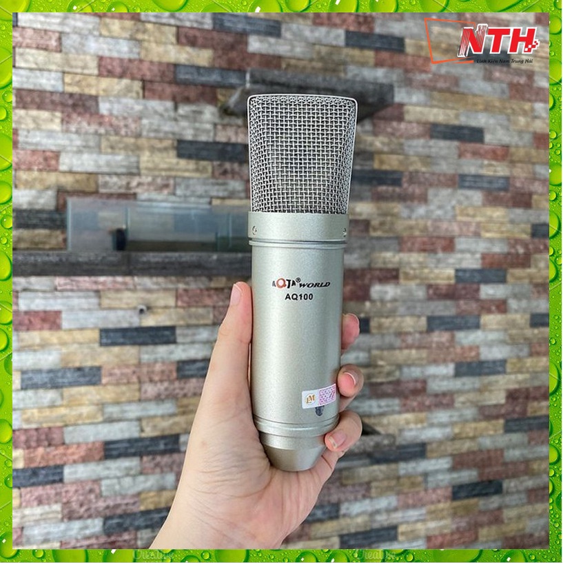 Mic Thu Âm Karaoke Livestream AQ100 Siêu Hay, Cực Rẻ, Chất Lượng