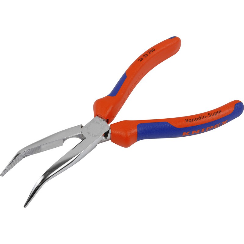 Kìm Knipex Mũi Cong 40° Lưỡi Cắt 61 HRC chiều dài 200mm  - 26 25 200 / 26 26 200     _G7tools_