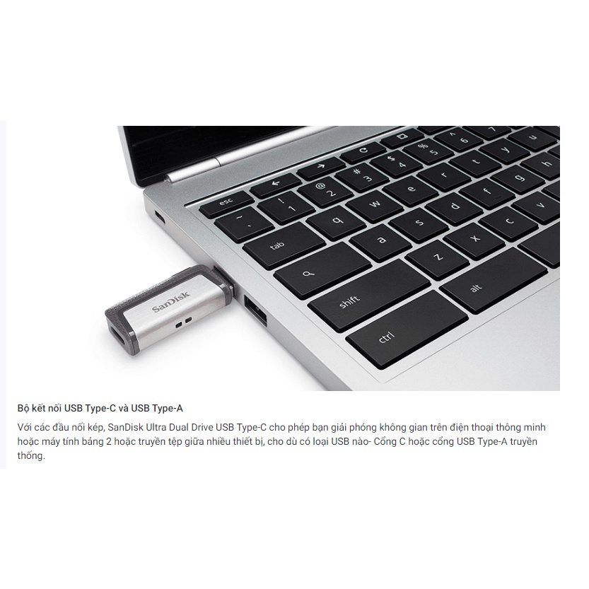 USB OTG USB Type-C SanDisk SDDDC2-032G-G46 (Hàng Chính Hãng)