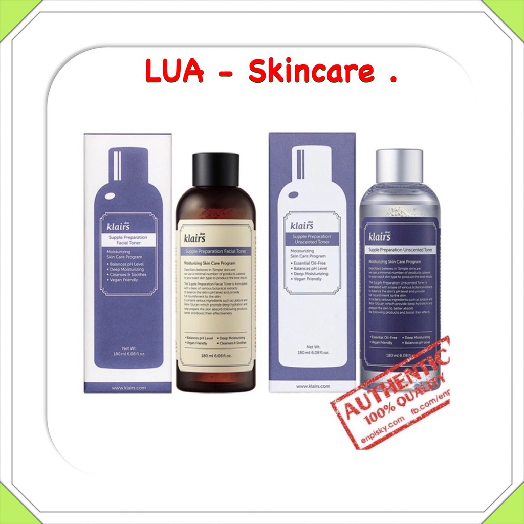 Nước cân bằng Klairs Supple Preparation Toner