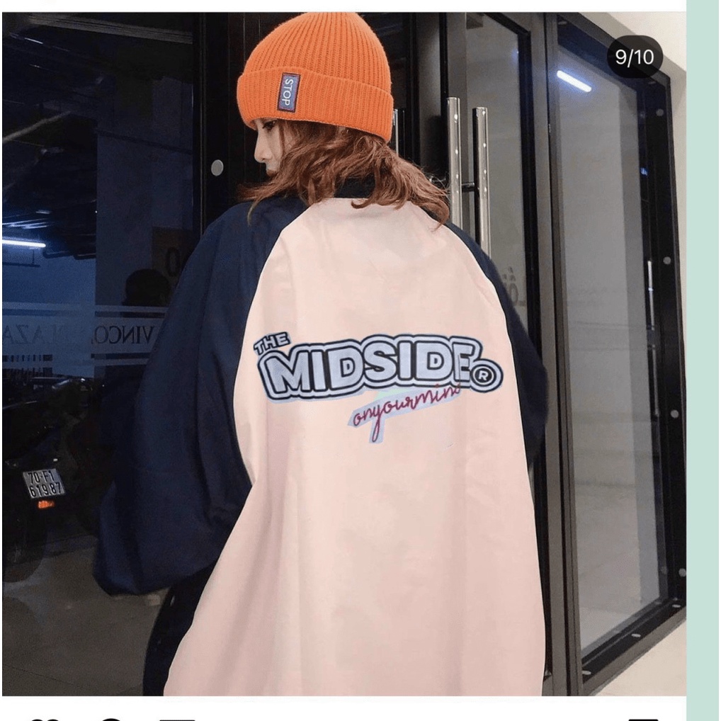 Áo Khoác Dù In The MIDSIDE Phong Cách Trẻ Trung Thời Trang Hàn Quốc