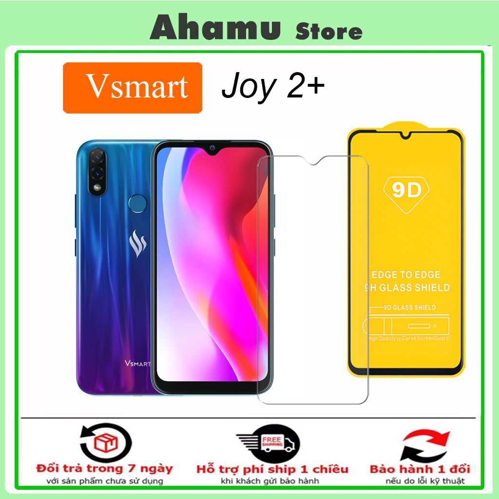 Kính Cường Lực Vsmart Joy 2 Plus 9D Full Màn [FM]