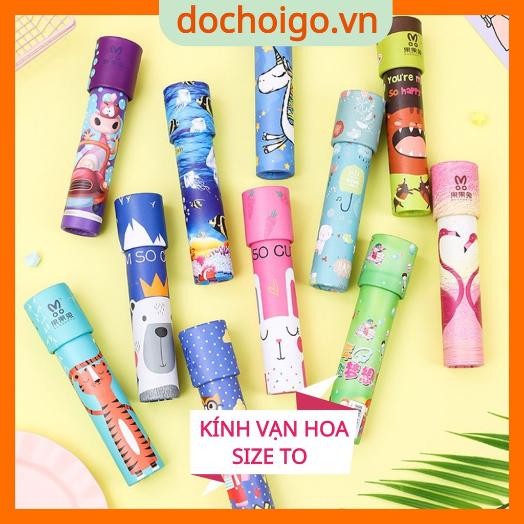 Đồ chơi kính vạn hoa sắc màu size to 19x4,5cm cho bé dochoigo.vn