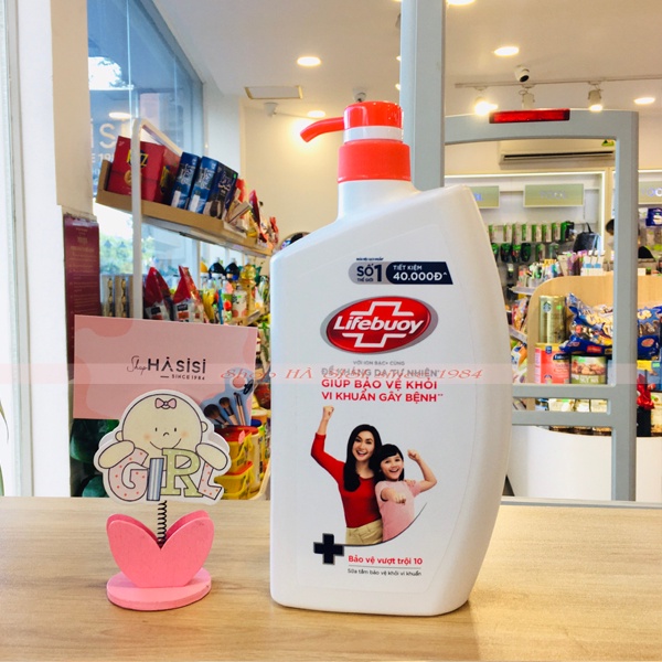 SỮA TẮM LIFEBUOY - Bảo Vệ Vượt Trội ( ĐỎ )