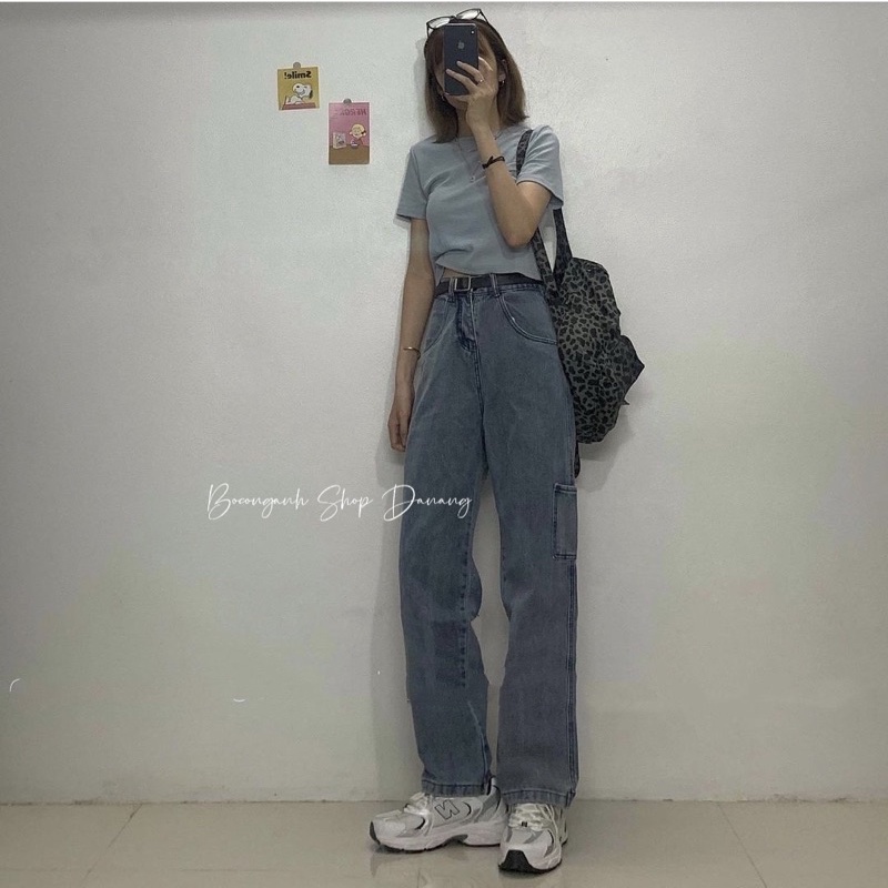 Quần Jean Ống Suôn #2427 1681344 Hàng Quảng Châu