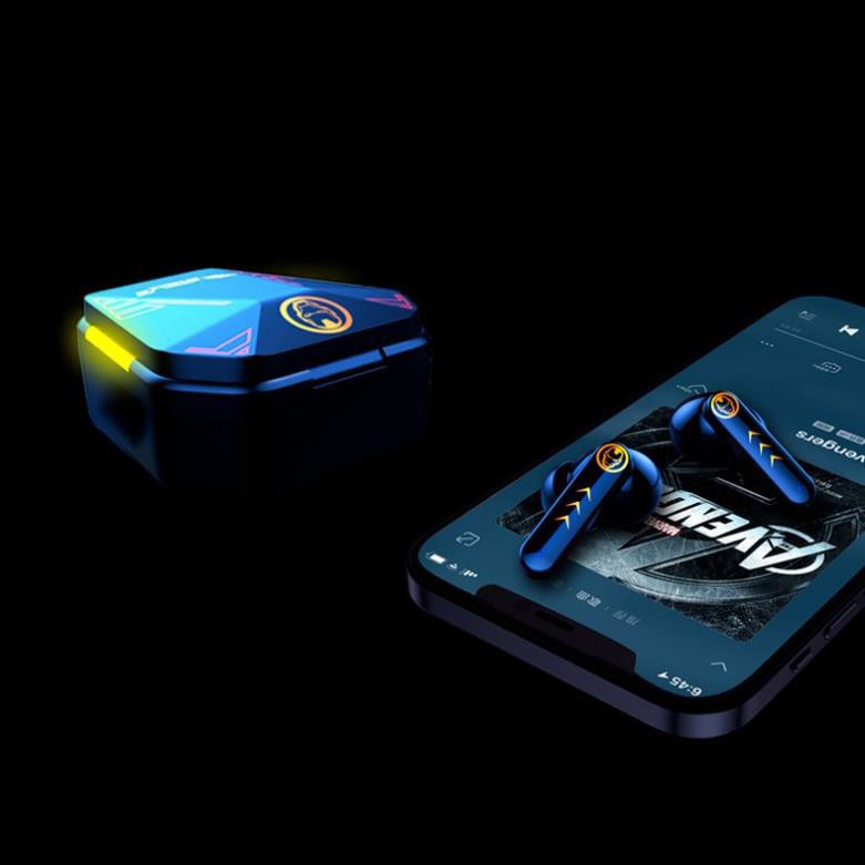 Tai Nghe Bluetooth Chính Hãng MARVEL AVENGER Led RBG và Pin Lithium cực khỏe (phiên bản IRON MAN) | BigBuy360 - bigbuy360.vn