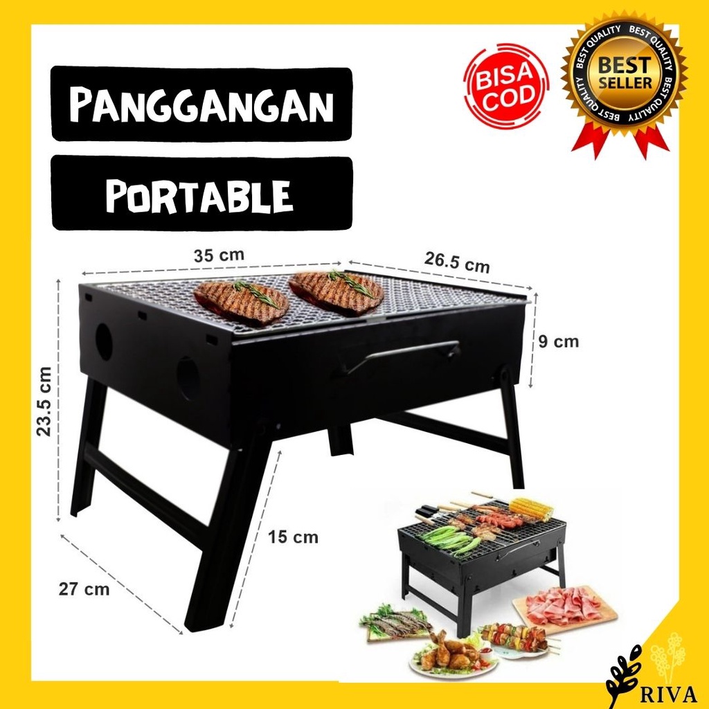 Lò Nướng Bbq Nhỏ Gọn Tiện Dụng Mang Theo Du Lịch Cắm Trại | BigBuy360 - bigbuy360.vn