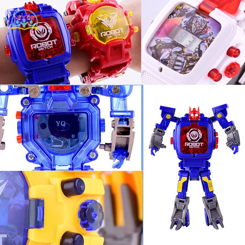 Đồng Hồ Điện Tử Biến Hình Robot Sáng Tạo Cho Bé | BigBuy360 - bigbuy360.vn