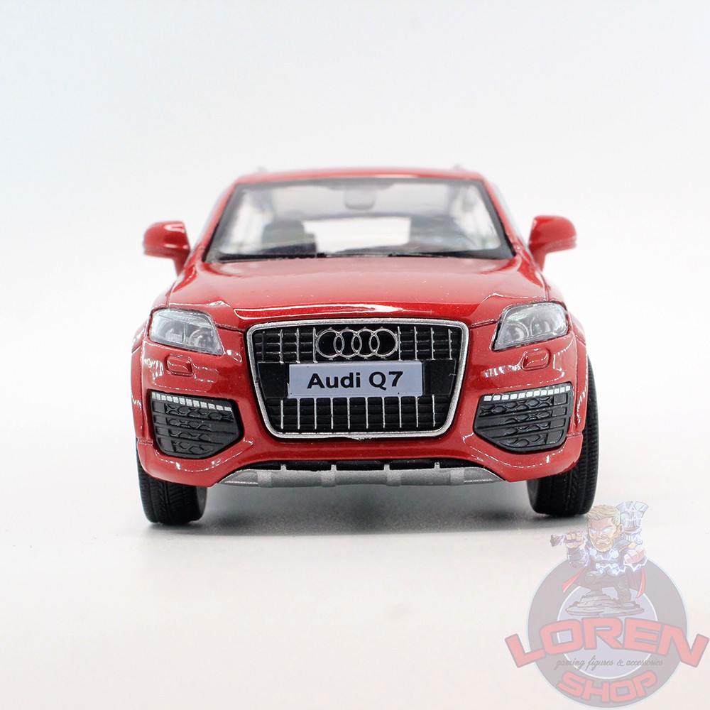 Mô hình ô tô kim loại Audi Q7 tỷ lệ 1:36, xe SUV đồ chơi kích thước 13cm chạy cót mở 2 cửa lorenshop
