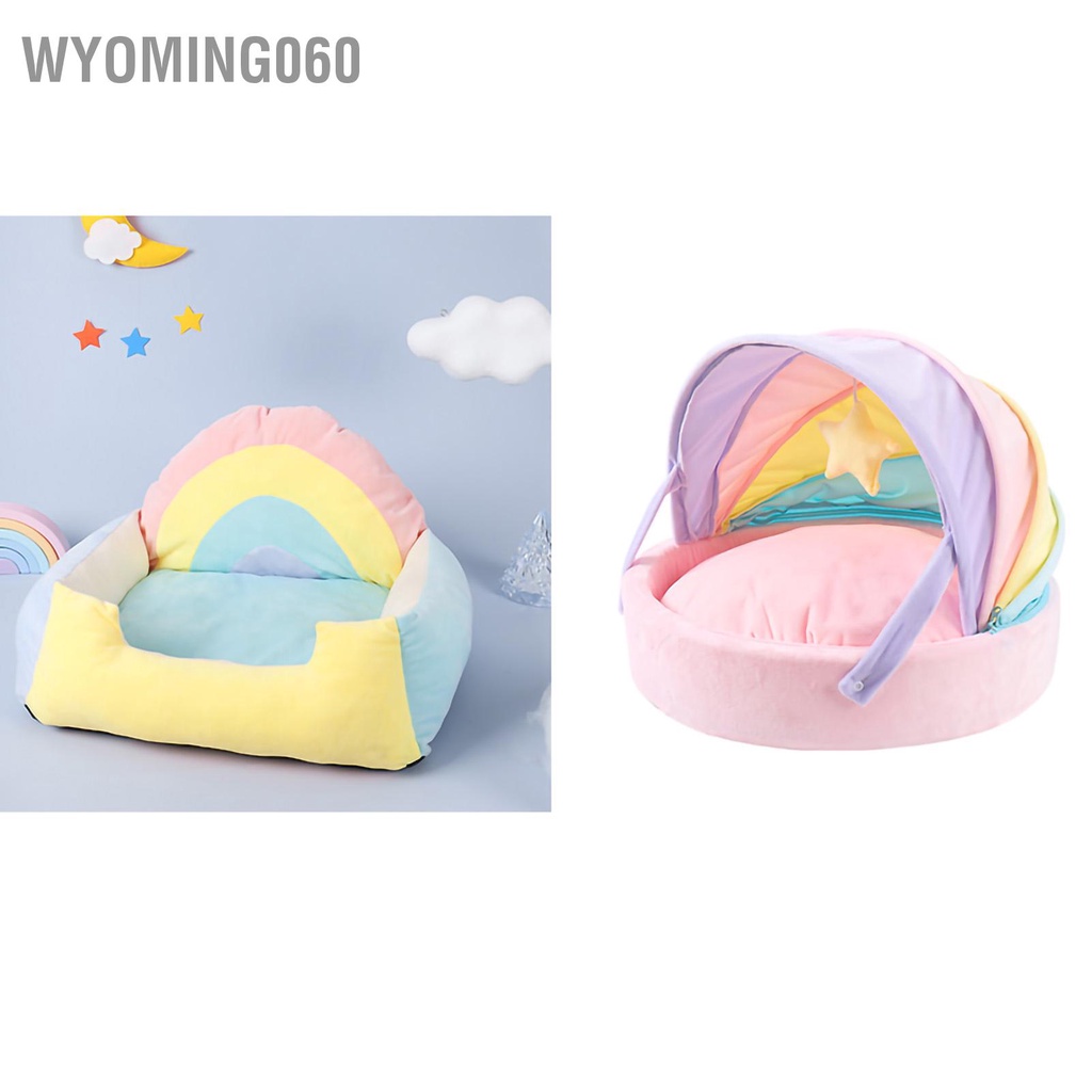 [Hàng Sẵn] Đệm ngủ chống trượt mềm mại thoải mái dùng được 4 mùa cho thú cưng 【Wyoming060】