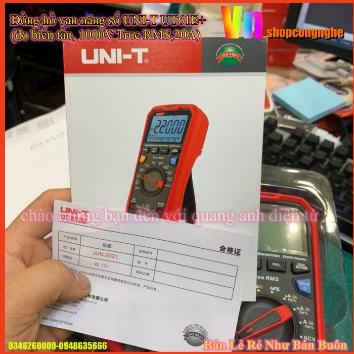 Đồng hồ vạn năng số UNI-T UT61E+