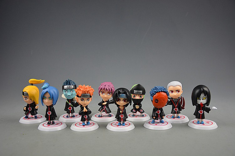 [XẢ HÀNG] Set Mô hình chibi các nhân vật trong phim naruto hàng chính hãng siêu đẹp