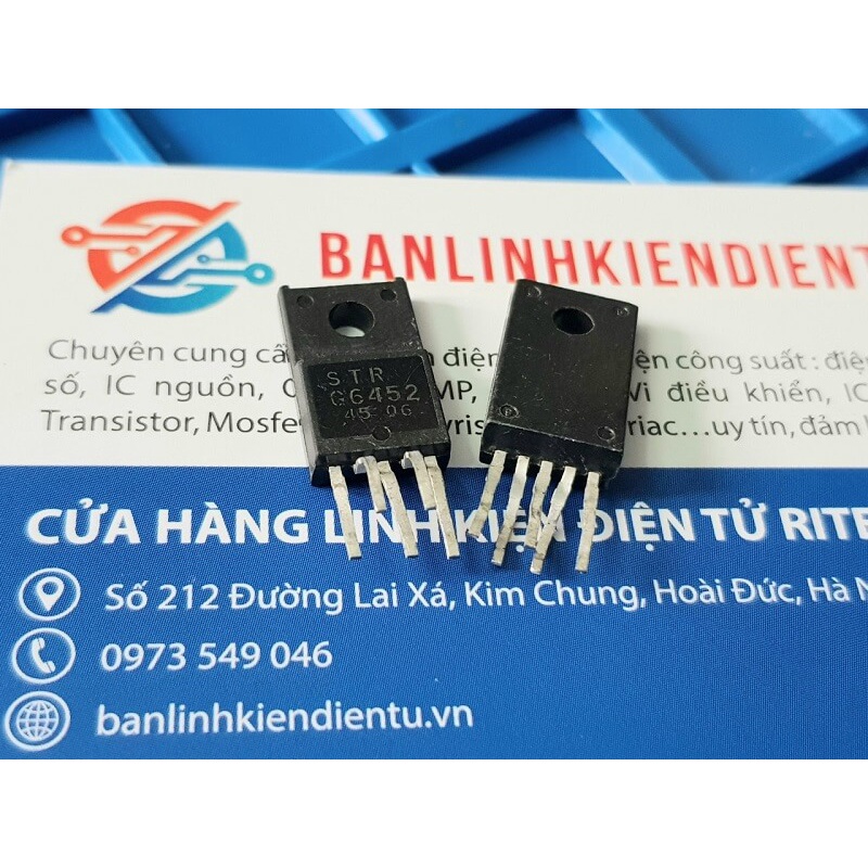 Combo 5 con STR-G6452, STRG6452 IC nguồn Zip-5