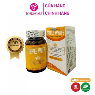 Viên uống chứa glutathione 1200 mg - viên uống triple white 44g chính hãng
