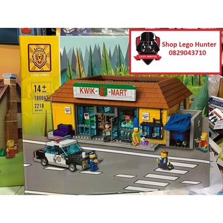 Xếp Hình Lion King 180043 Siêu thị Kwik - E - Mart The Simpson - 2218 chi tiết