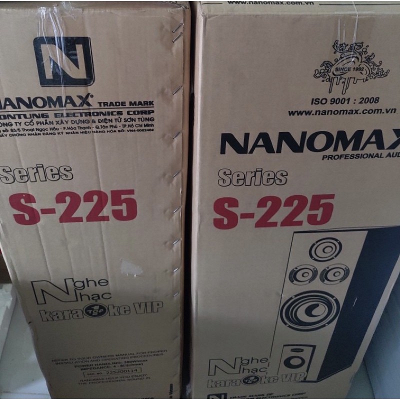 LOA KARAOKE ĐỨNG NANOMAX S 225