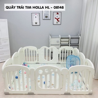 BỘ Quây cũi nhựa Nguyên Sinh Gấp Gọn tặng bóng, thảm, giỏ từ bộ 12+2