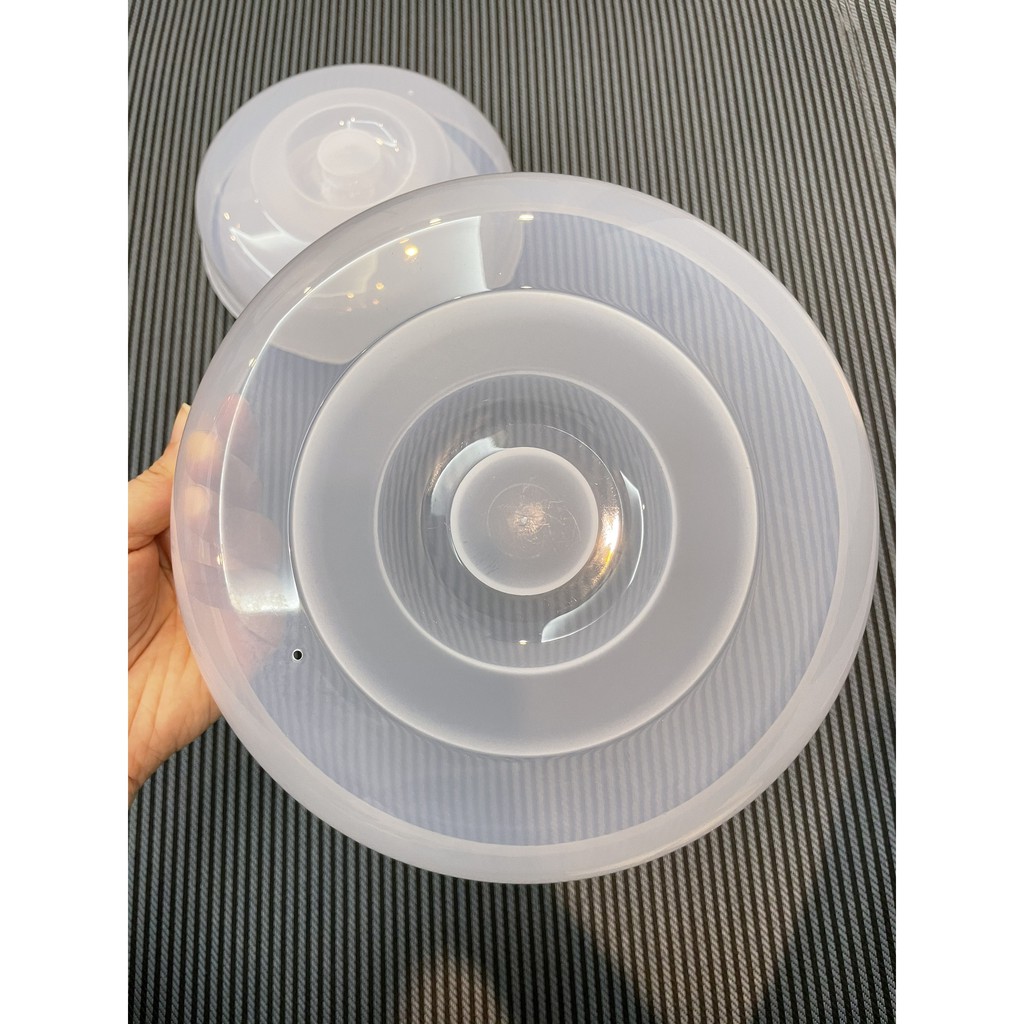 Bộ 4 nắp đậy dùng cho lò vi sóng Sanko Plastic nhiều kích thước phù hợp với mọi loại đĩa Nhật Bản