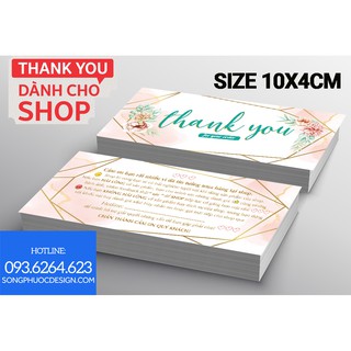 500 Thẻ Cảm Ơn Khách Hàng Mẫu 17 - In Song Phước