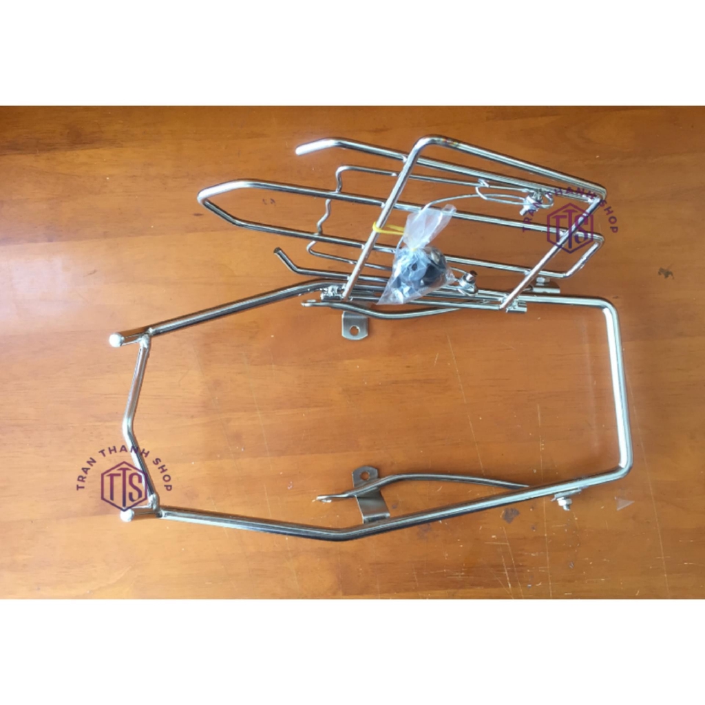 Baga xe máy, baga giữa xe RAIDER 150 INOX cộng 8ly