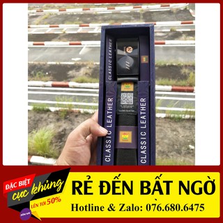Dây Nịt Thắt Lưng Da Nam Full Hợp Hình Quả Táo