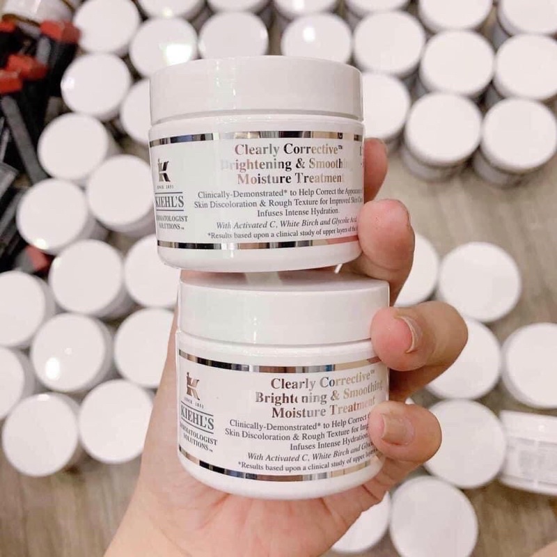 Kem Dưỡng Trắng Da Kiehls - Kem Dưỡng Ẩm Kiehl's Clearly Corrective Brightening &amp; Smoothing Moisture Treatment 50ML