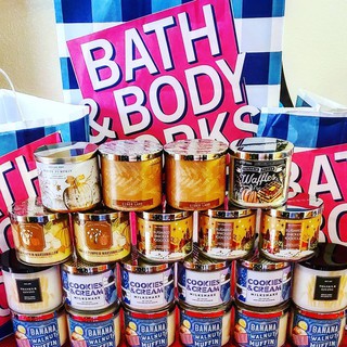 Nến thơm 3 bấc Bath and Body Works 411gr - Hàng Mỹ chính hãng